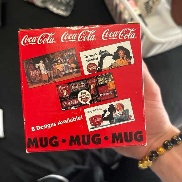 Coca Cola "Work Refreshed" Mug Collectible 1996 Vintage Rare - Picture 2 of 12